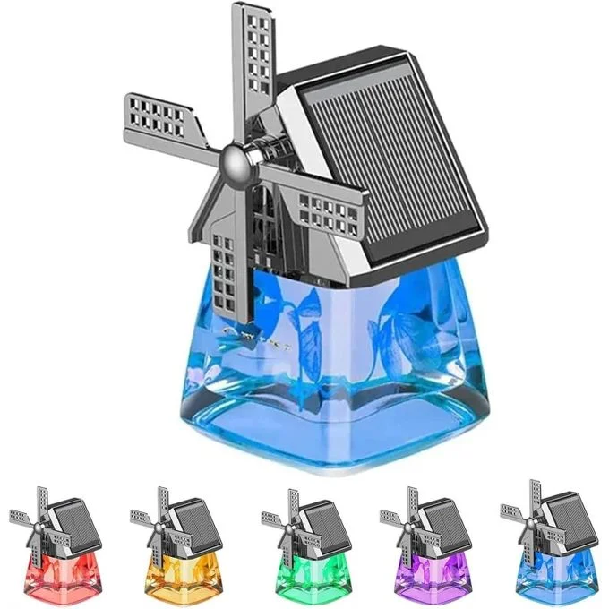 Diffuseur de parfum voiture à énergie solaire, Modèle éolienne rotative