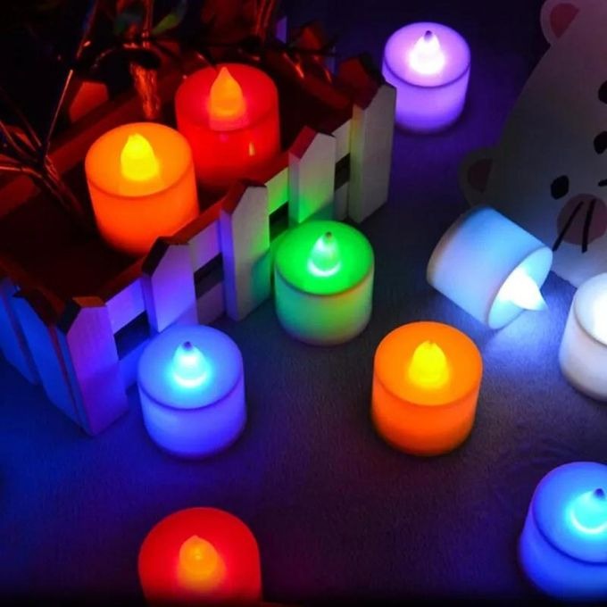 Pack 24 Bougies électroniques Led, fausses bougies décoratives pour Bar, fête de mariage - Image 3
