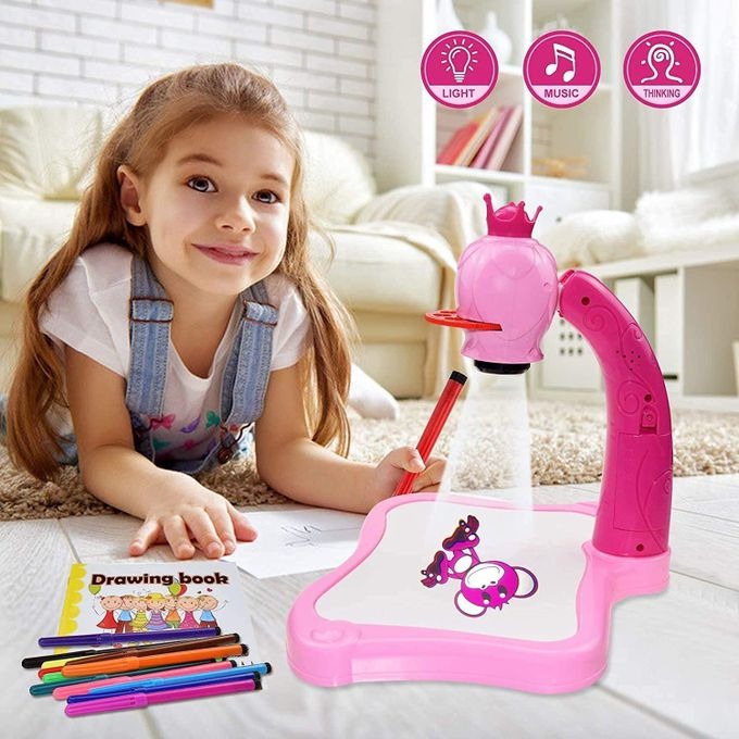 Table de Dessin LED pour Enfants – Jouet Éducatif Créatif avec Projecteur de Dessin - Image 2