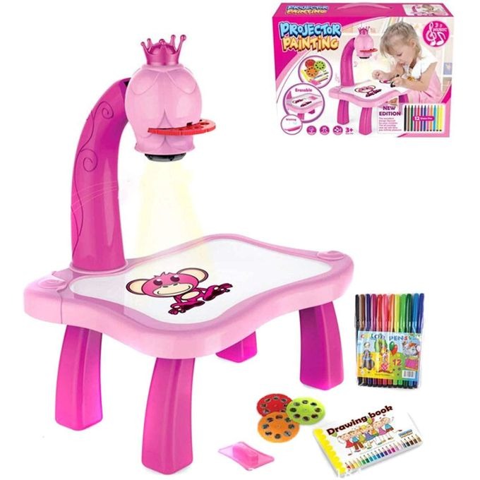 Table de Dessin LED pour Enfants – Jouet Éducatif Créatif avec Projecteur de Dessin