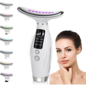 Masseur Facial Électrique 7 LED – Lifting, Anti-Rides & Soin Complet