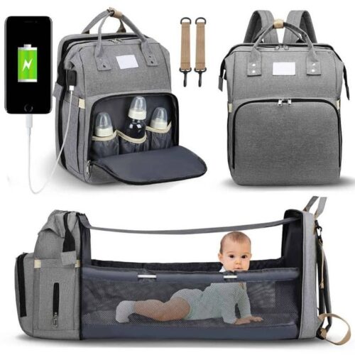 Sac à langer Portable pour bébé, lit de voyage, couffin pliant, imperméable