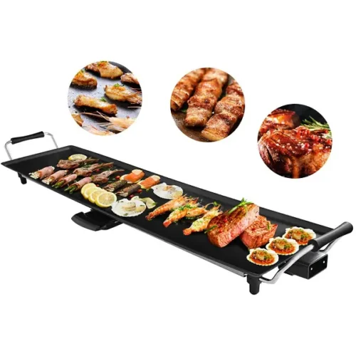 Plancha Électrique 90 cm – Plaque de Cuisson Antiadhésive 2000W Haute Performance